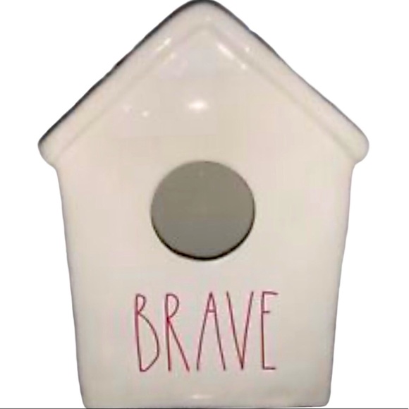Rae Dunn Other - NWT Rae Dunn BRAVE 🇱🇷Ivory Ceramic Birdhouse